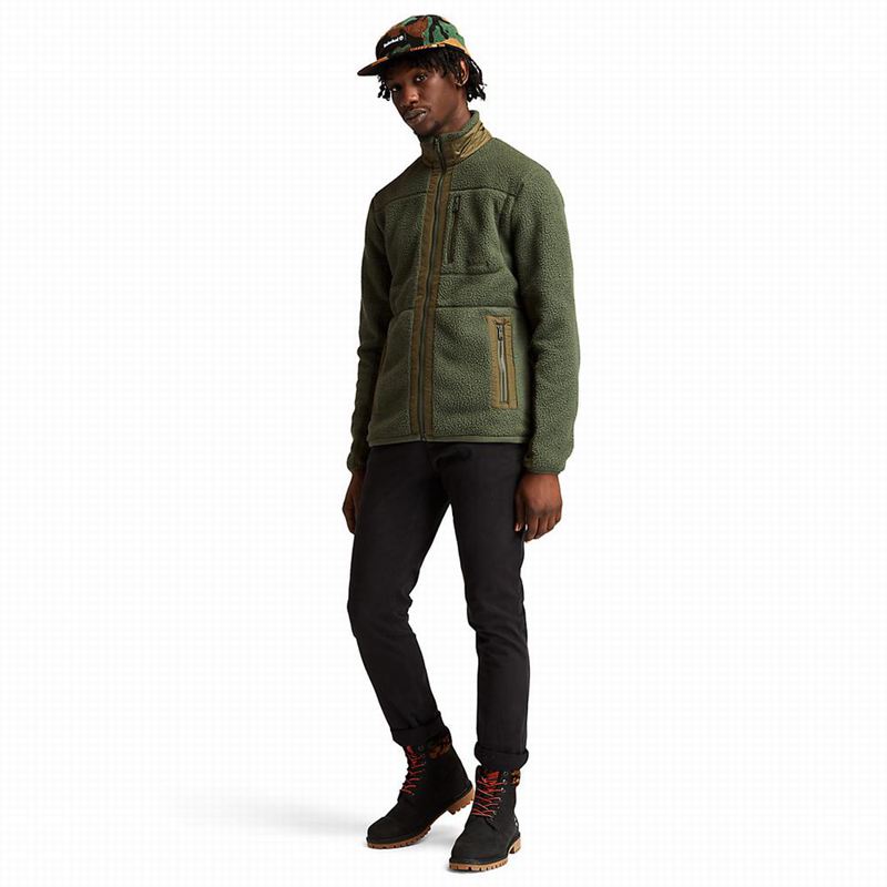Timberland Sherpa Flis Jakne Maslinasto Zelene | 31500963