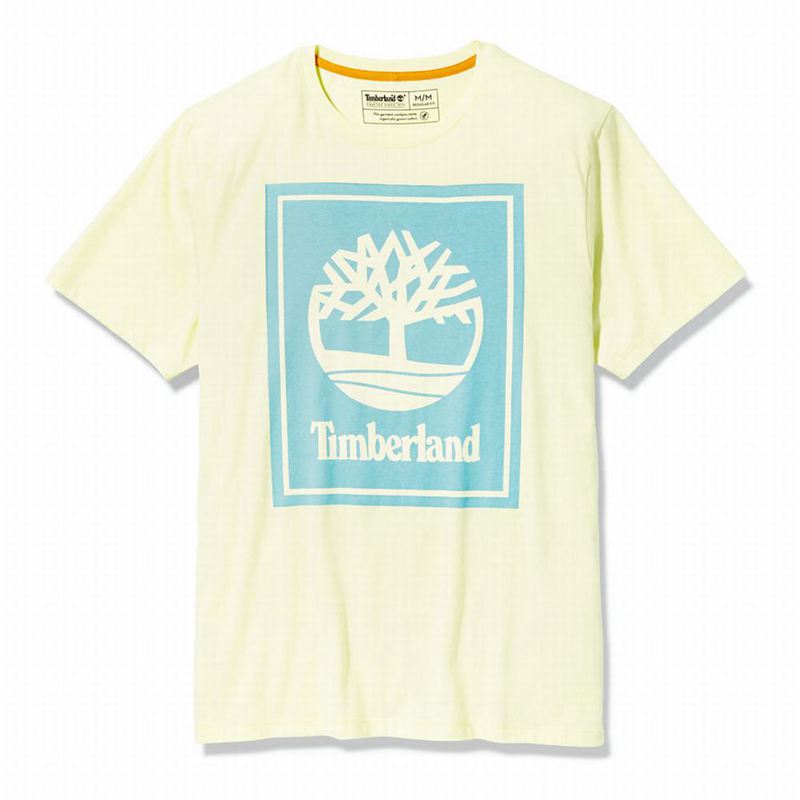 Timberland Side-logo Majice Maslinasto Zelene | 95887034