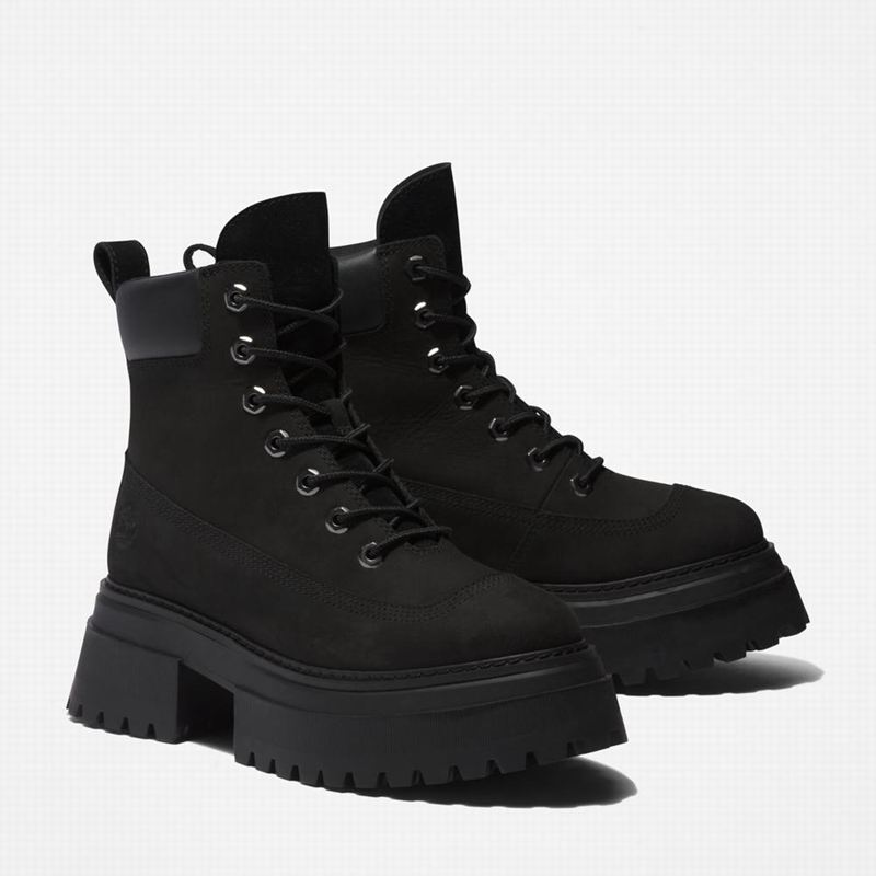 Timberland Sky 6-Inch Lace-up Čizme Crne | 24018092
