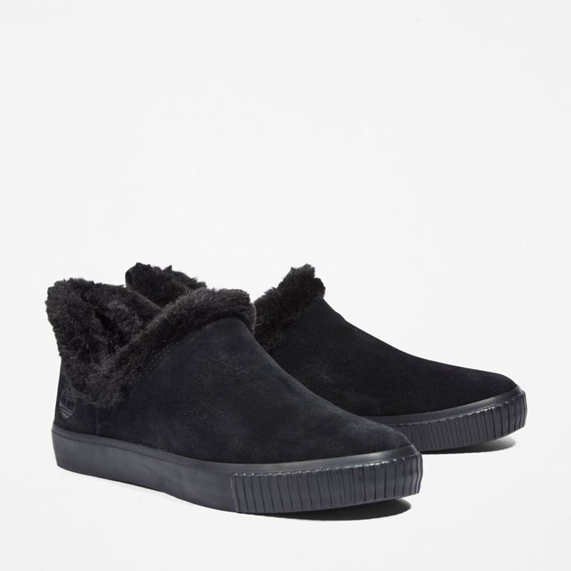 Timberland Skyla Bay Warm-Lined Slip-Ons Winter Shoes Crne | 17097790