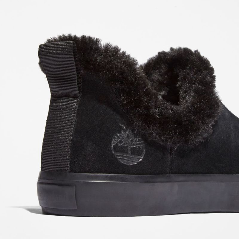Timberland Skyla Bay Warm-Lined Slip-Ons Winter Shoes Crne | 17097790
