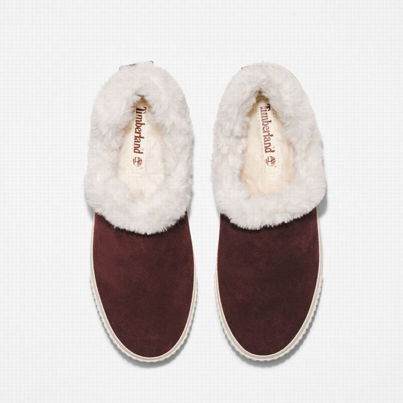 Timberland Skyla Bay Warm-Lined Slip-Ons Winter Shoes Bordo | 65704228