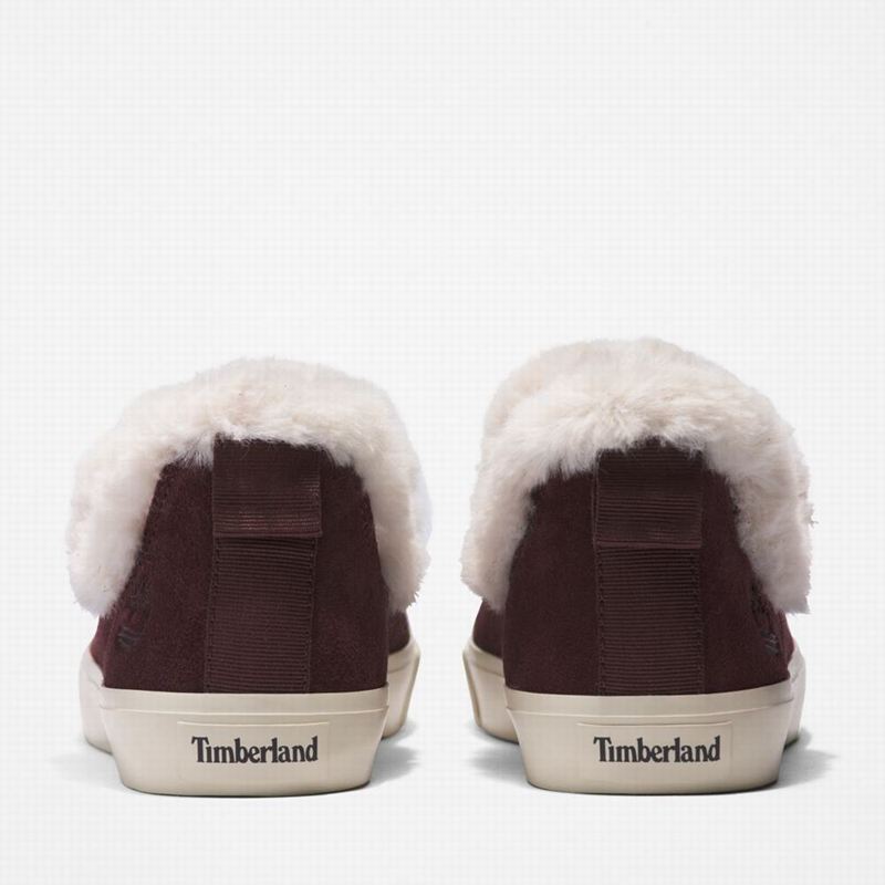 Timberland Skyla Bay Warm-Lined Slip-Ons Winter Shoes Bordo | 65704228
