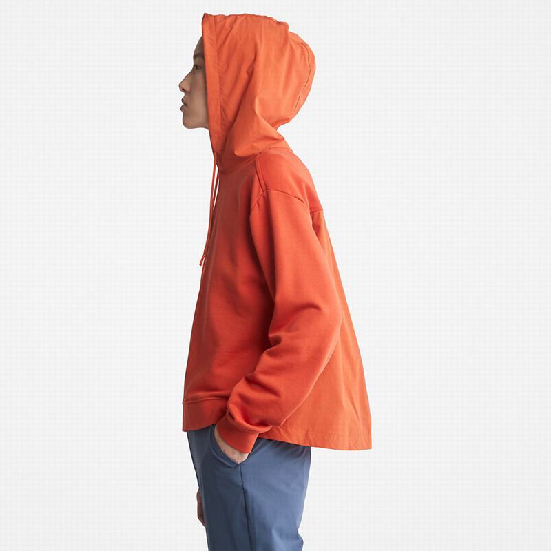 Timberland Solid-colour Majica S Kapuljačom Narančaste | 23050094