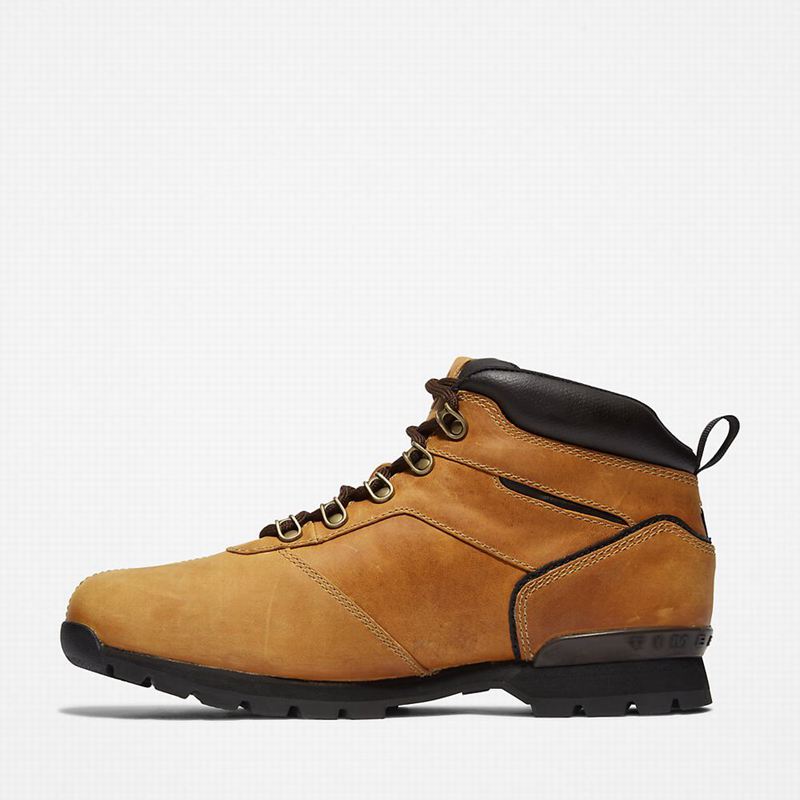 Timberland Splitrock Nubuck Mid Planinarske Cipele Žute | 16718006