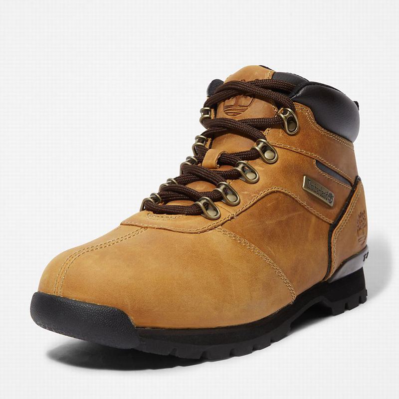 Timberland Splitrock Nubuck Mid Planinarske Cipele Žute | 16718006