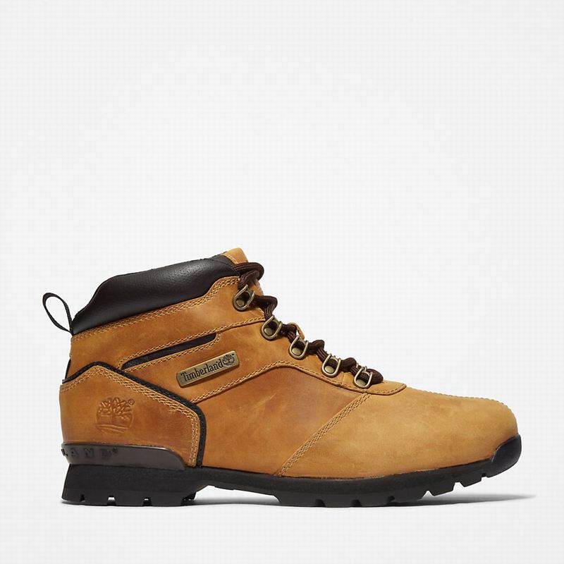 Timberland Splitrock Nubuck Mid Planinarske Cipele Žute | 16718006