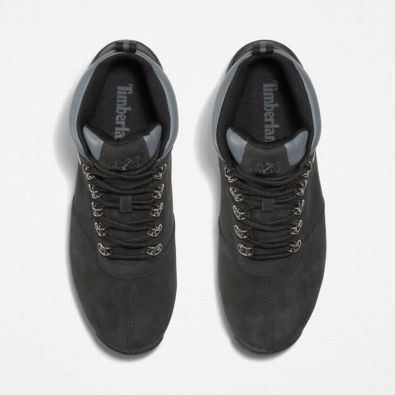 Timberland Splitrock Nubuck Mid Planinarske Cipele Crne | 16983171