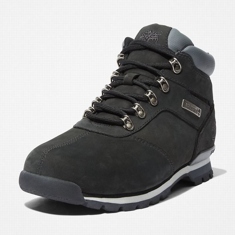 Timberland Splitrock Nubuck Mid Planinarske Cipele Crne | 16983171