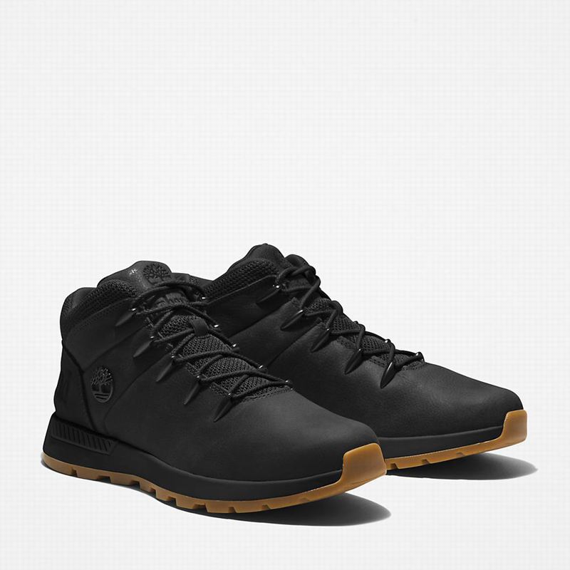 Timberland Sprint Mid Planinarske Cipele Crne | 16210092