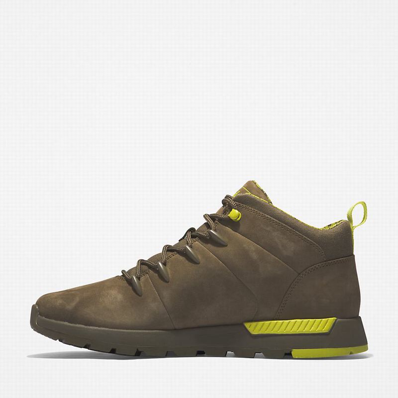 Timberland Sprint Mid Planinarske Cipele Maslinasto Zelene | 45332836
