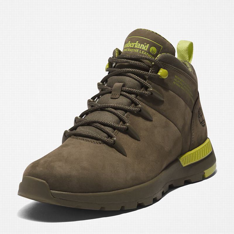 Timberland Sprint Mid Planinarske Cipele Maslinasto Zelene | 45332836