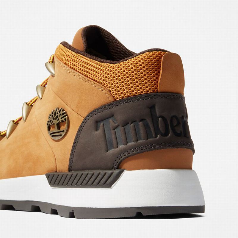 Timberland Sprint Mid Planinarske Cipele Žute | 55742804