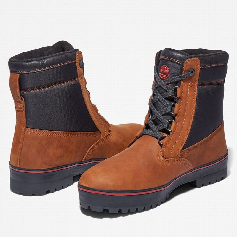 Timberland Spruce Mountain Waterproof Warm-Lined Zimske Čizme Crne | 33386353
