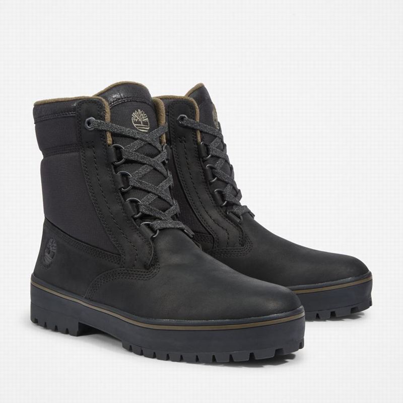 Timberland Spruce Mountain Waterproof Warm-Lined Zimske Čizme Crne | 46772239