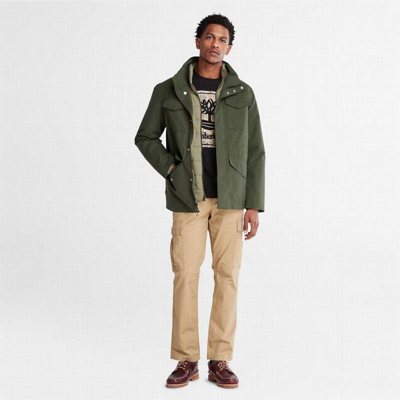 Timberland Squam Lake Cargo Hlače Kaki Boja | 4601138