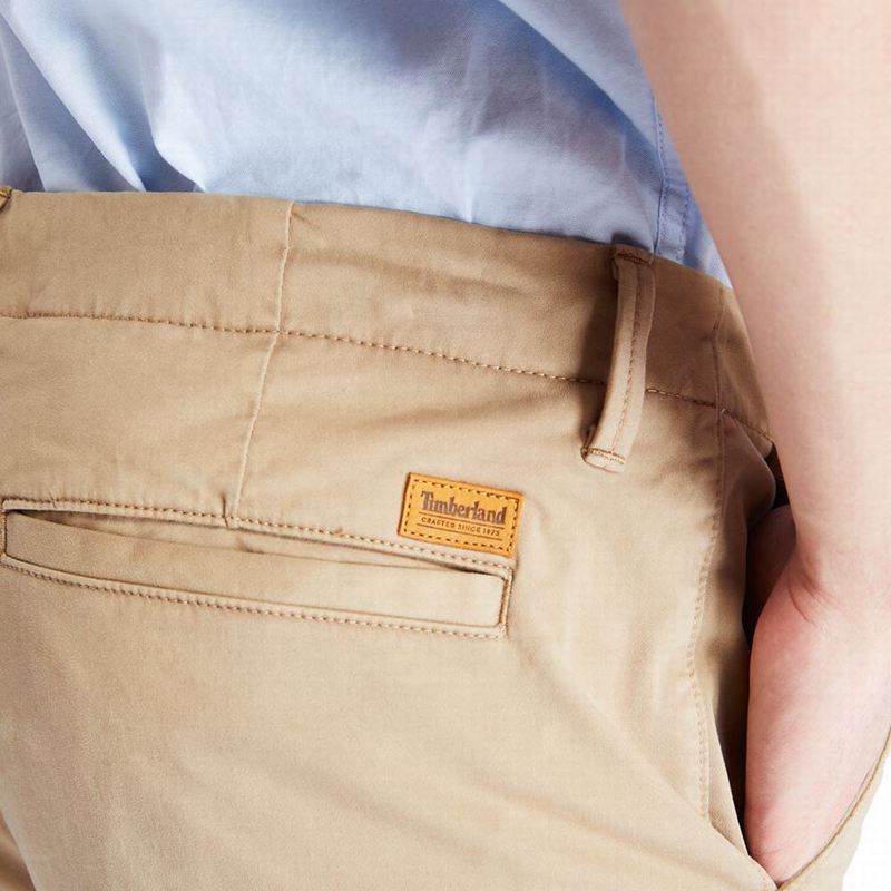 Timberland Squam Lake Chino Kratke Hlače Kaki Boja | 86404941