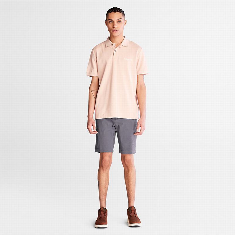 Timberland Squam Lake Seersucker Kratke Hlače Sive | 54293900