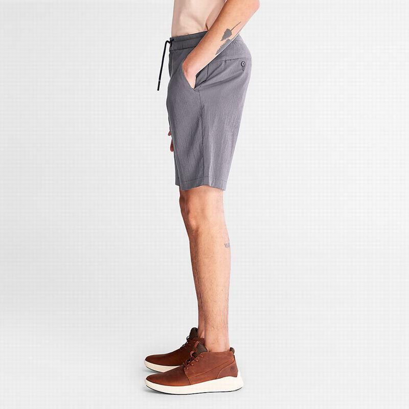 Timberland Squam Lake Seersucker Kratke Hlače Sive | 54293900