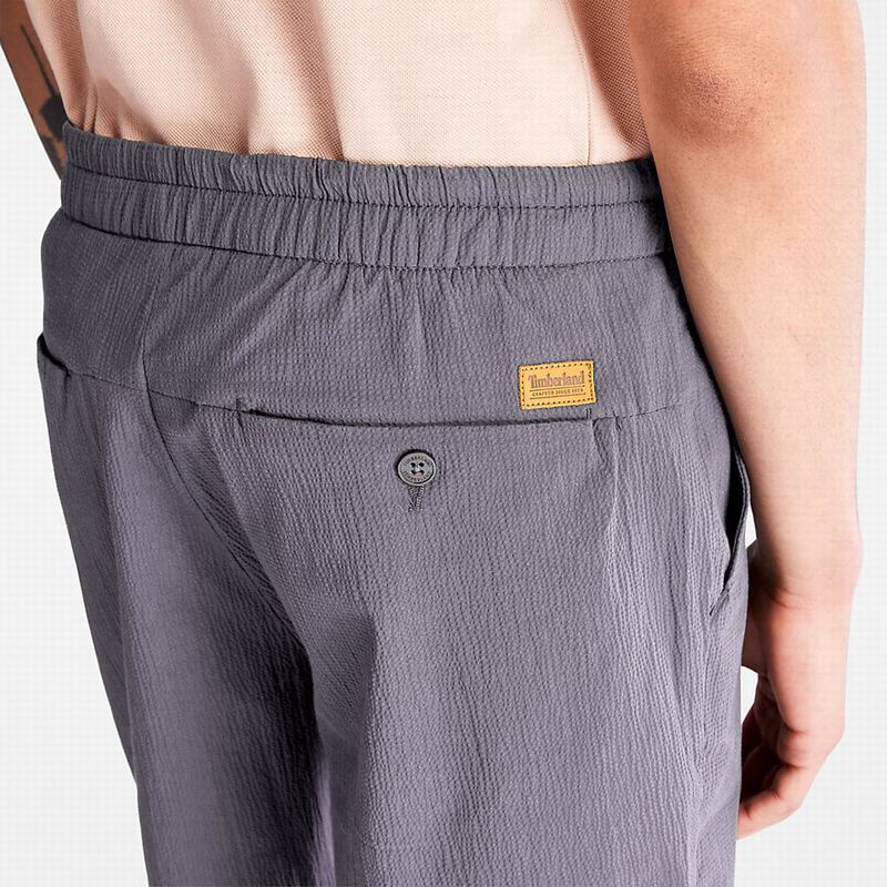 Timberland Squam Lake Seersucker Kratke Hlače Sive | 54293900