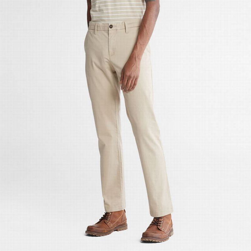 Timberland Squam Lake Stretch Chino Hlače Bež | 21214947