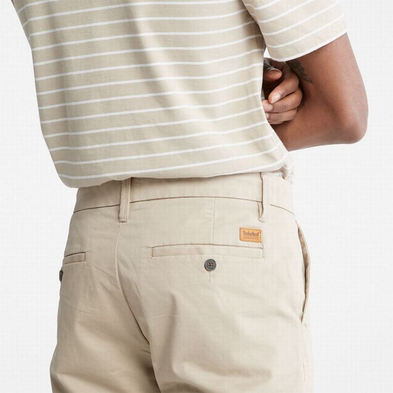 Timberland Squam Lake Stretch Chino Hlače Bež | 21214947