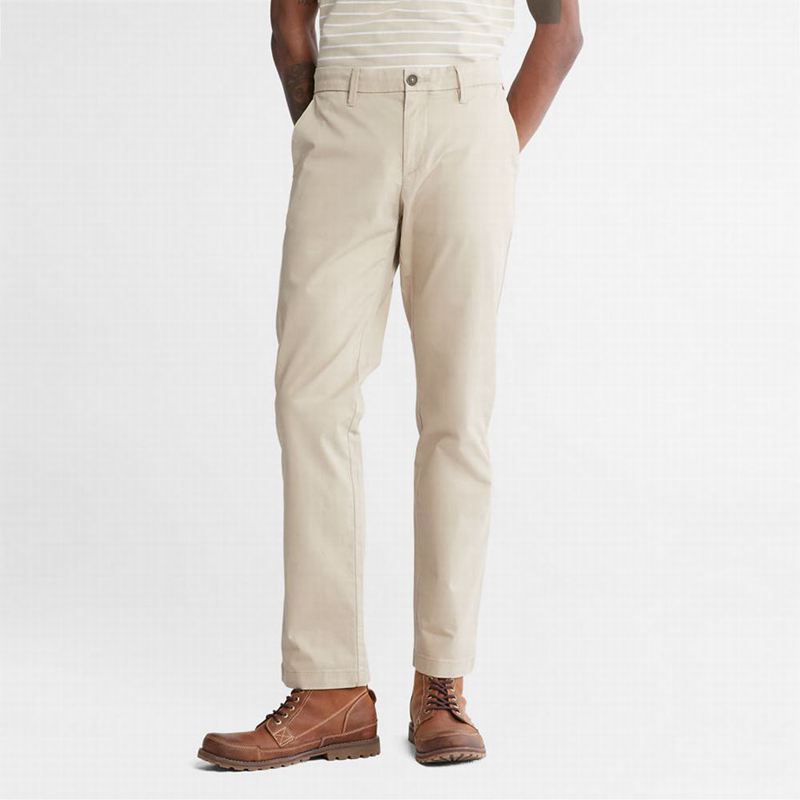 Timberland Squam Lake Stretch Chino Hlače Bež | 21214947