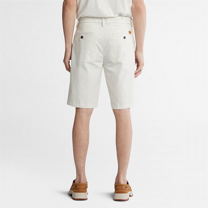 Timberland Squam Lake Stretch Chino Kratke Hlače Bijele | 13567916