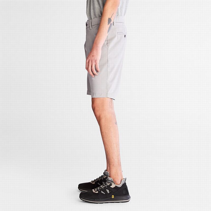 Timberland Squam Lake Stretch Chino Kratke Hlače Sive | 29714617