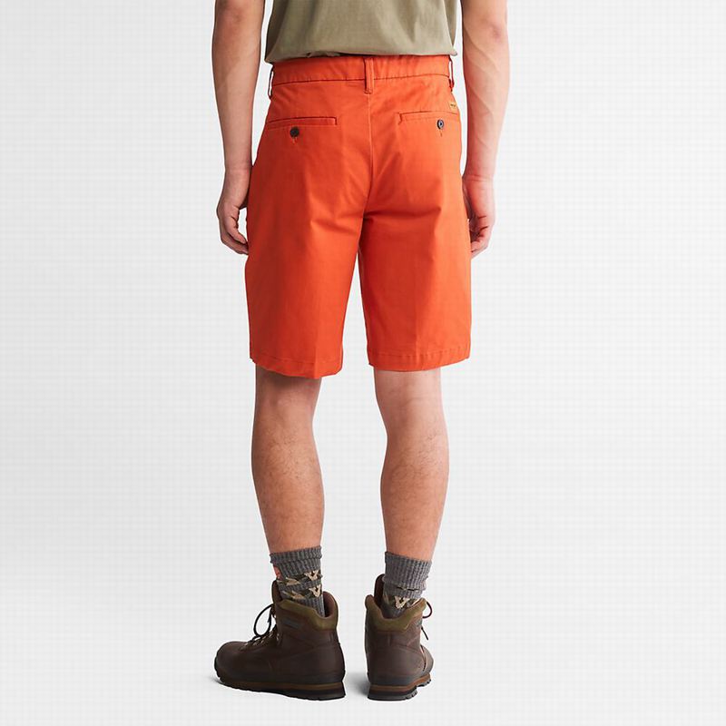 Timberland Squam Lake Stretch Chino Kratke Hlače Narančaste | 30806974
