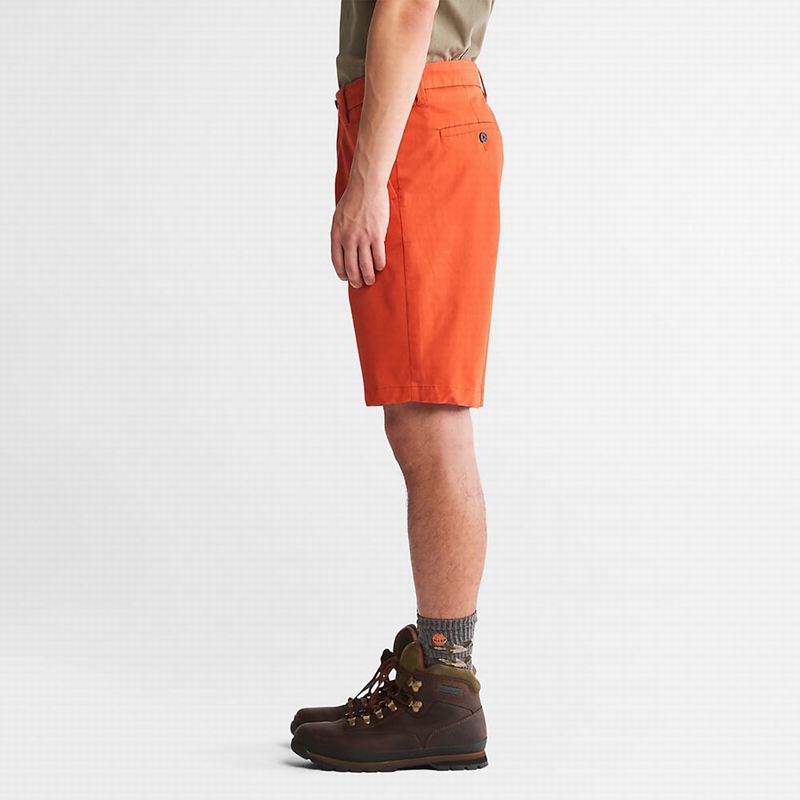 Timberland Squam Lake Stretch Chino Kratke Hlače Narančaste | 30806974