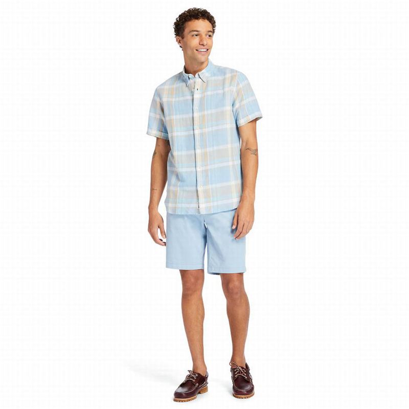 Timberland Squam Lake Stretch Chino Kratke Hlače Plave | 60132654