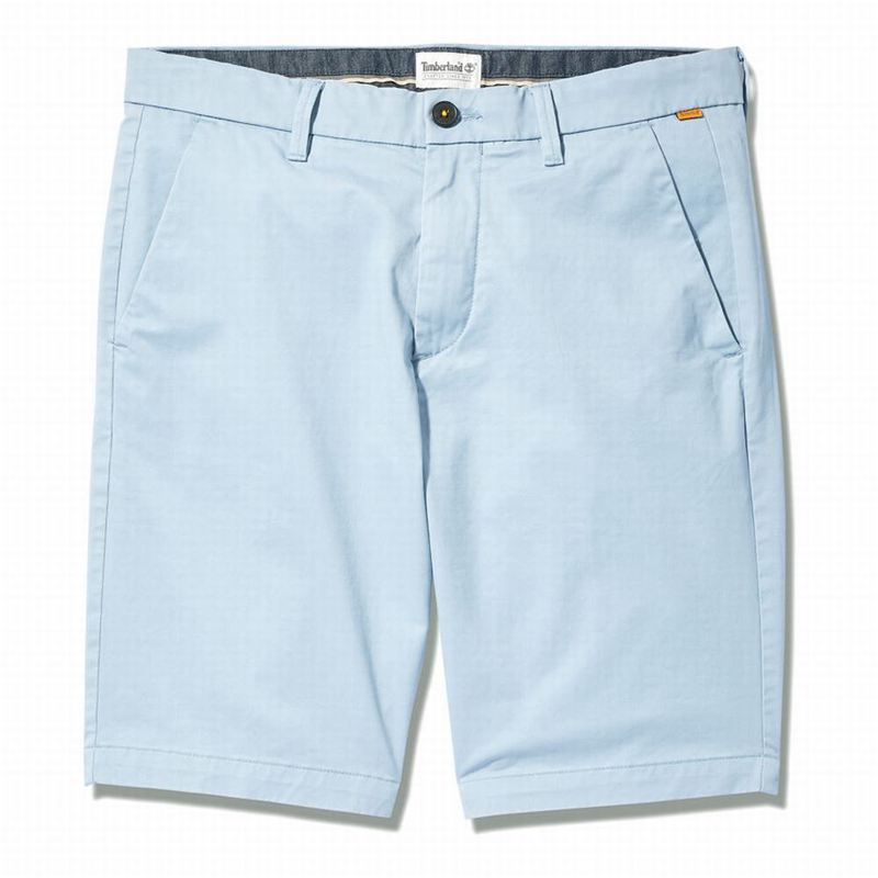 Timberland Squam Lake Stretch Chino Kratke Hlače Plave | 60132654