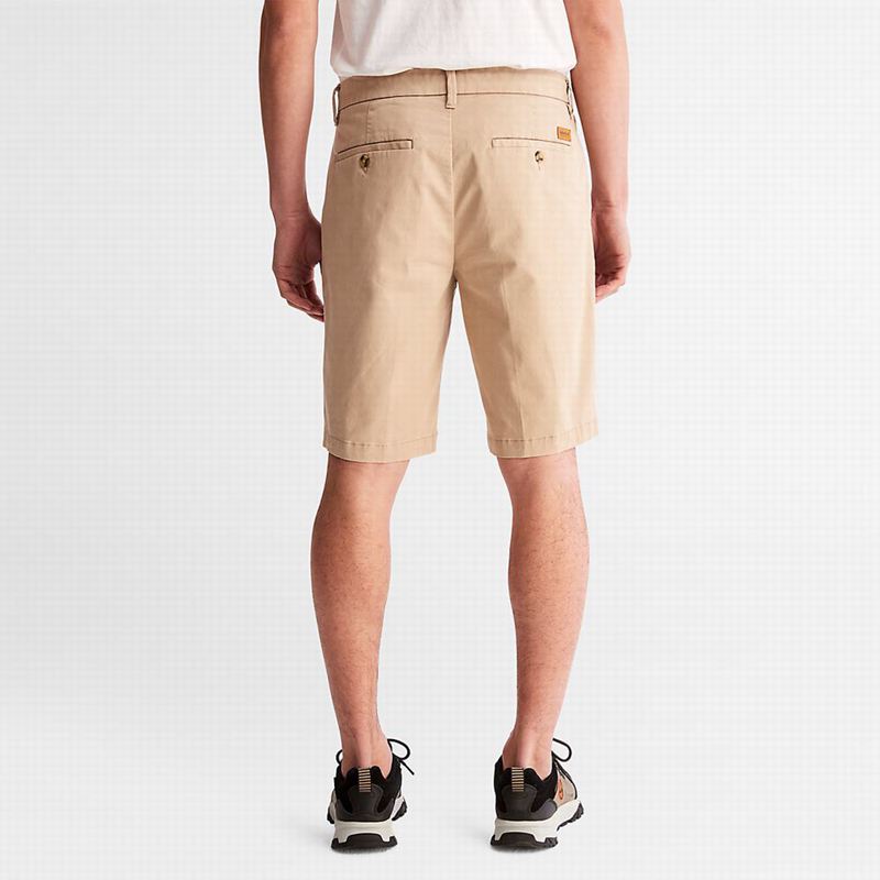Timberland Squam Lake Stretch Chino Kratke Hlače Bež | 65237037