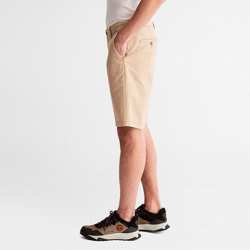 Timberland Squam Lake Stretch Chino Kratke Hlače Bež | 65237037