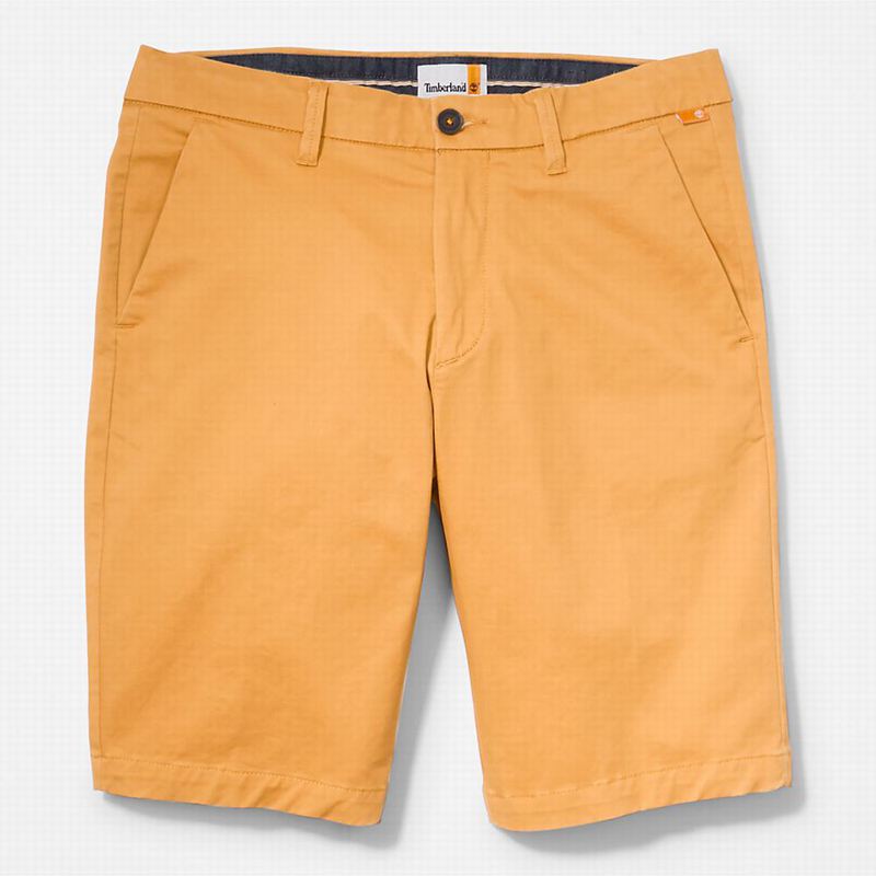 Timberland Squam Lake Stretch Chino Kratke Hlače Narančaste | 67293780