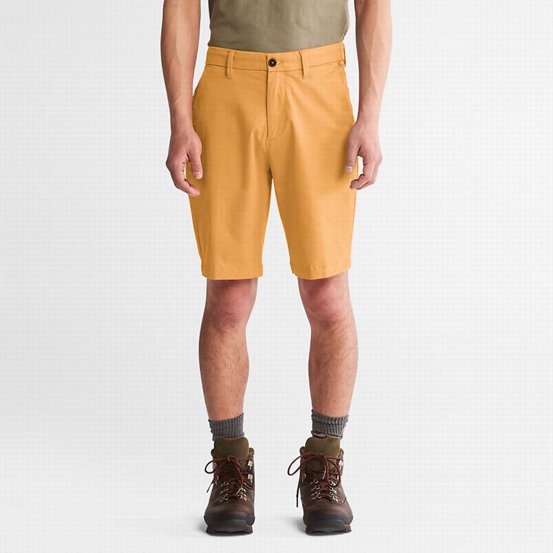 Timberland Squam Lake Stretch Chino Kratke Hlače Narančaste | 67293780