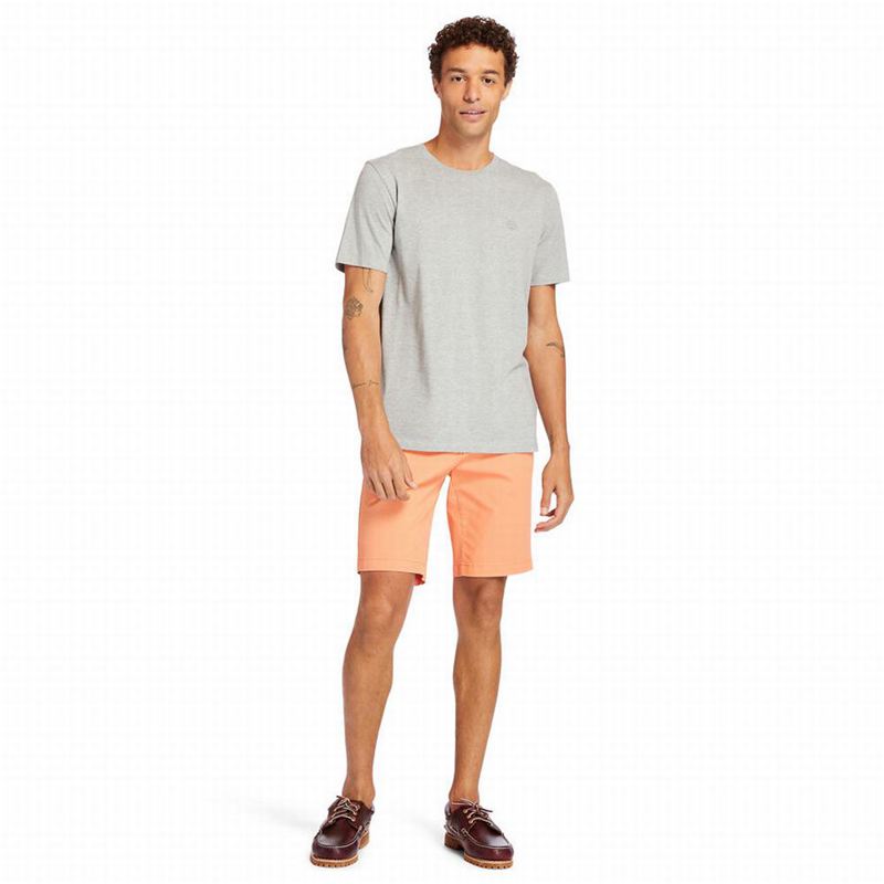Timberland Squam Lake Stretch Chino Kratke Hlače Narančaste | 78069192