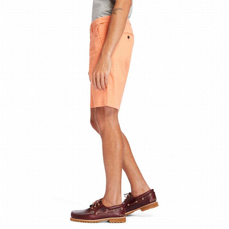 Timberland Squam Lake Stretch Chino Kratke Hlače Narančaste | 78069192