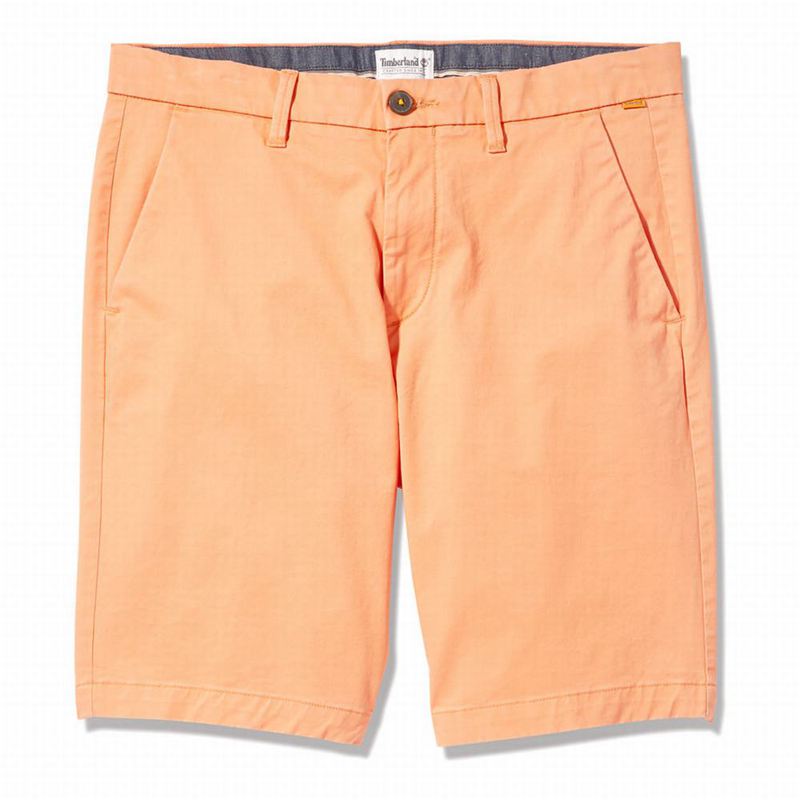 Timberland Squam Lake Stretch Chino Kratke Hlače Narančaste | 78069192