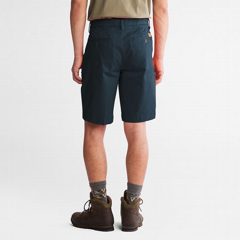 Timberland Squam Lake Stretch Chino Kratke Hlače Plave | 82046259