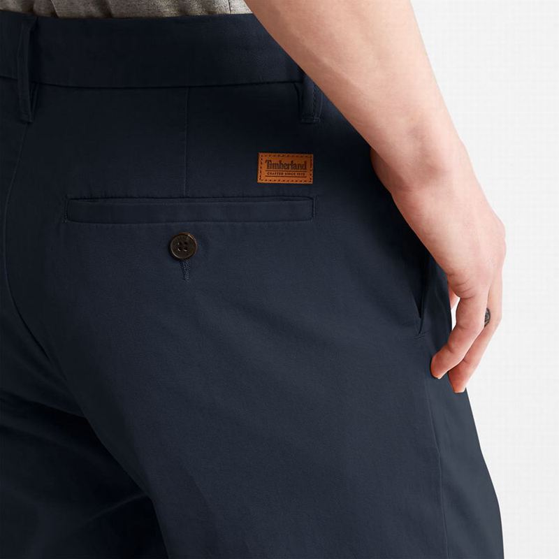 Timberland Squam Lake Twill Chino Hlače Tamnoplave | 16659696