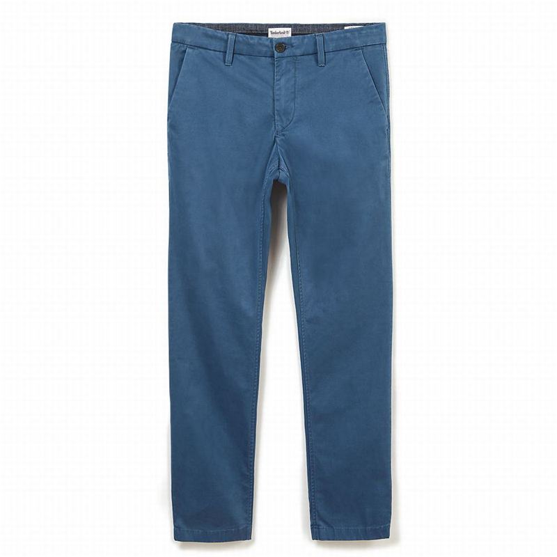 Timberland Squam Lake Twill Chino Hlače Indigo | 28112521