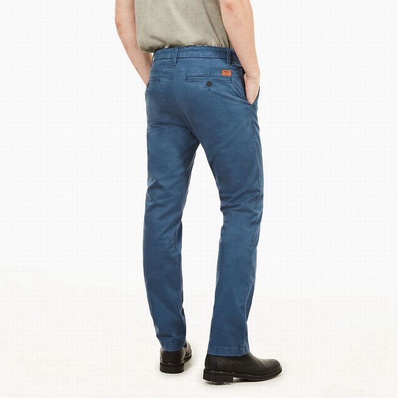 Timberland Squam Lake Twill Chino Hlače Indigo | 28112521