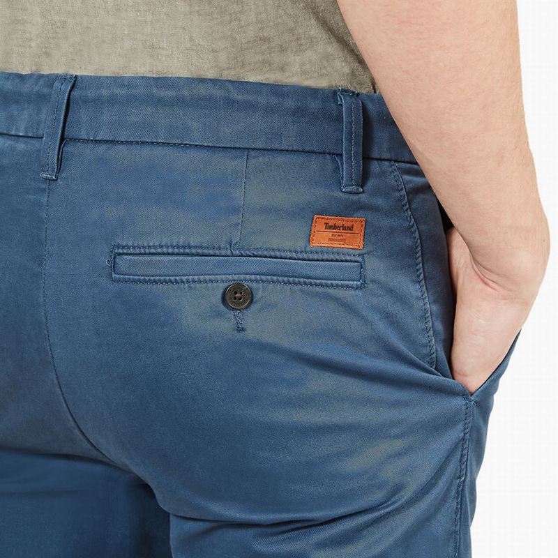 Timberland Squam Lake Twill Chino Hlače Indigo | 28112521