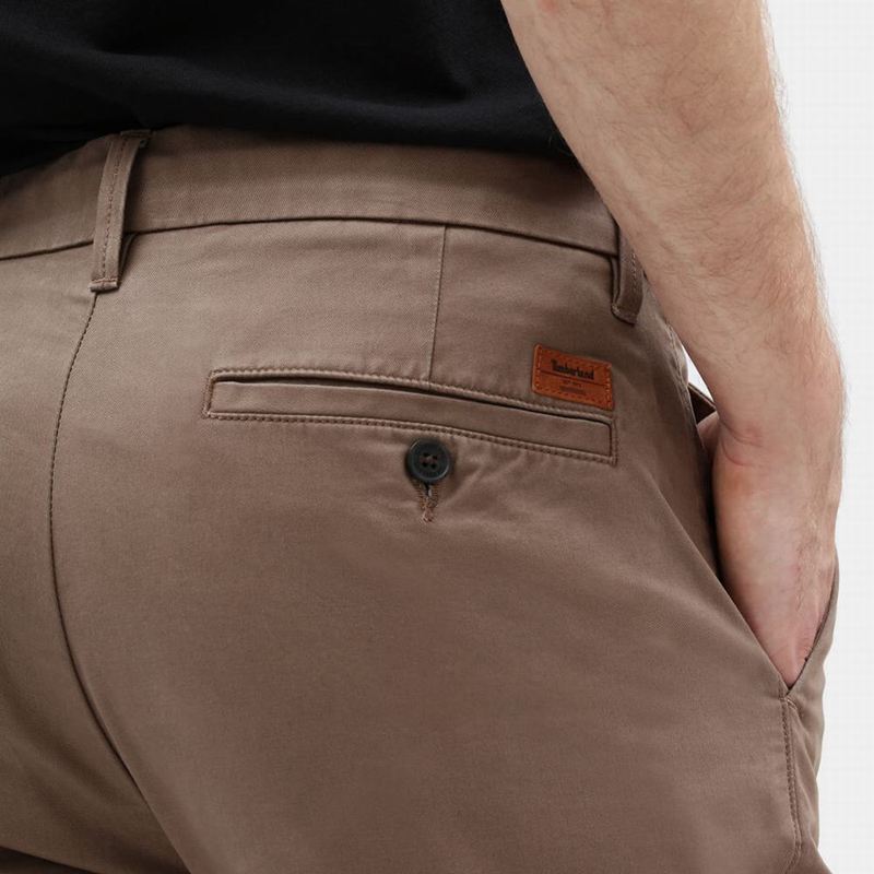 Timberland Squam Lake Twill Chino Hlače Bež | 50877031
