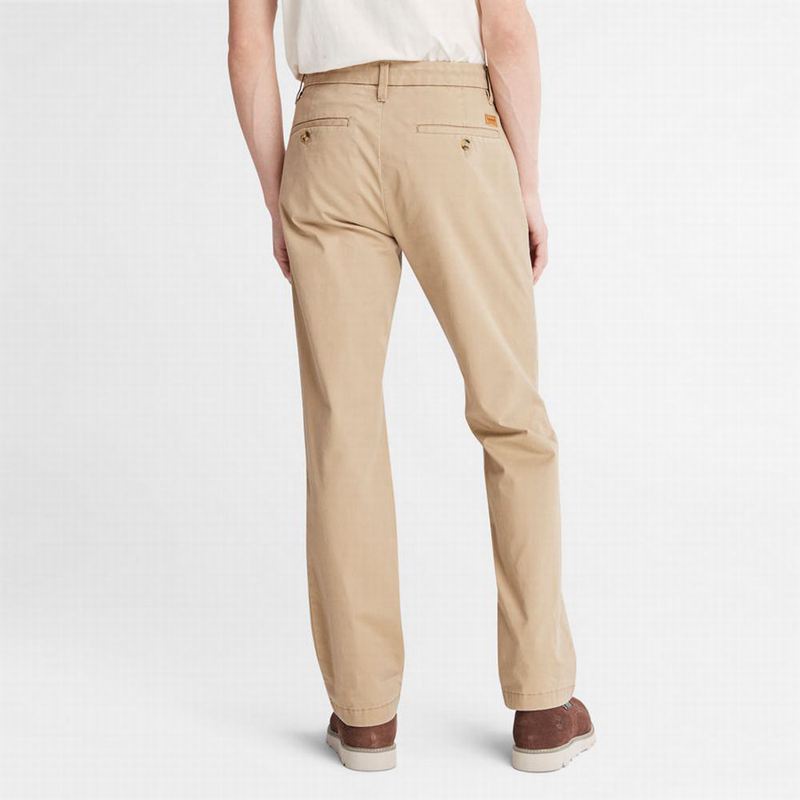 Timberland Squam Lake Twill Chino Hlače Kaki Boja | 62070909