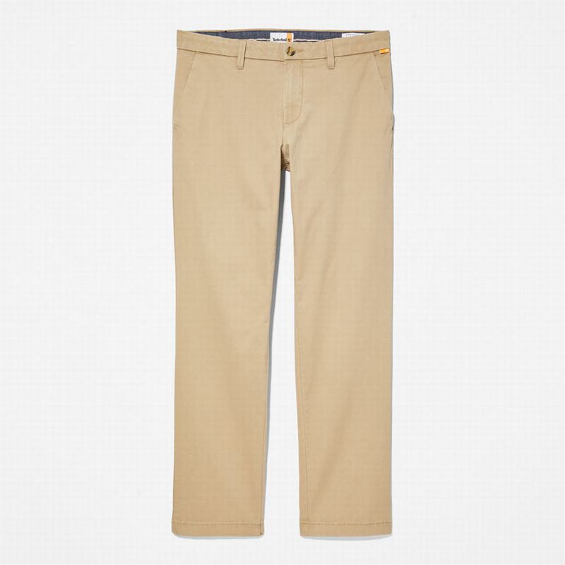 Timberland Squam Lake Twill Chino Hlače Kaki Boja | 62070909