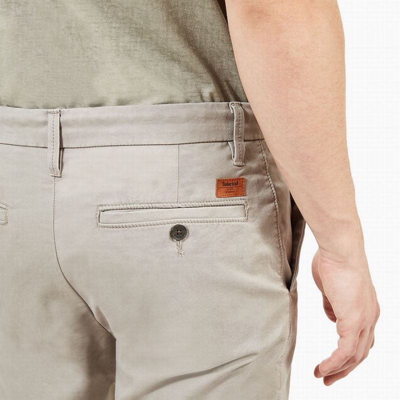 Timberland Squam Lake Twill Chino Hlače Smeđe | 62631505