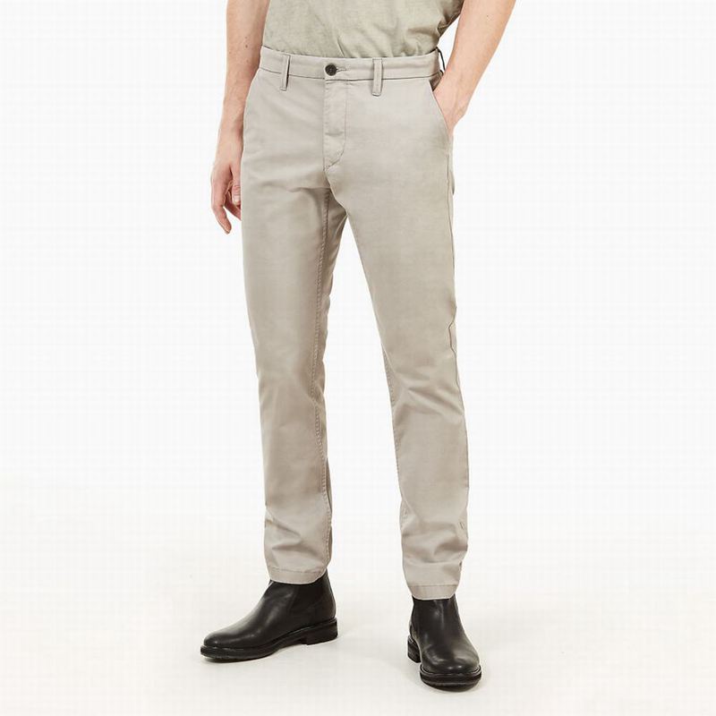 Timberland Squam Lake Twill Chino Hlače Smeđe | 62631505